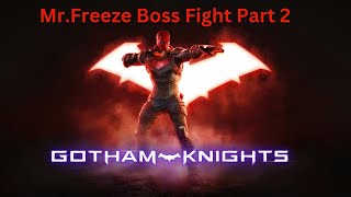 Gotham Knights Gameplay As Red Hood Side Mission Mister Freeze Case File Closed