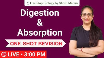 Target 350+ NEET 2021 | Digestion and Absorption | Part - 2 | ONE SHOT Revision | Shruti Ma
