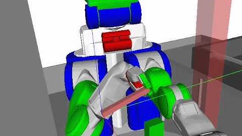 OpenRAVE pr2turnlever sample