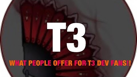 What People Offer for Tier 3 Dev Fans | Project slayers | Roblox