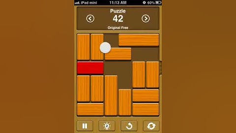 Unblock me solutions Original free level 42