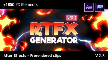 Best 2D Fx Elements Pack - After Effects Template