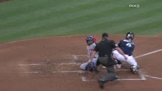 NYM@SD: Murphy's RBI single ties game at 1 in third