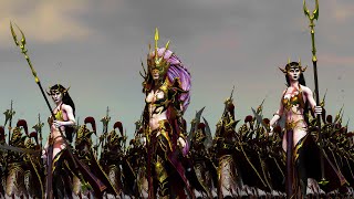 Druchii! To War! (Warhammer Cinematic with DARK ELVES and LIZARDMEN) Total War WARHAMMER 2