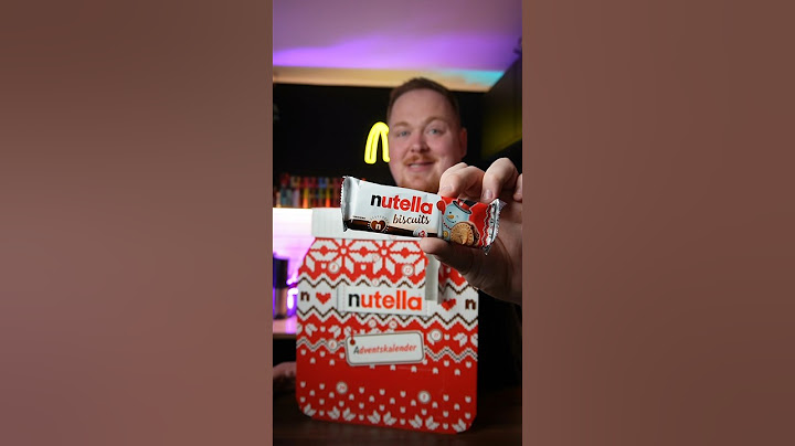 Endlich da: der Adventskalender von Nutella. Das ganze Unboxing jetzt auf meinem Kanal. 😍 #foodnews