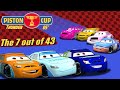 The 7 missing racers from the piston cup  fanmade characters