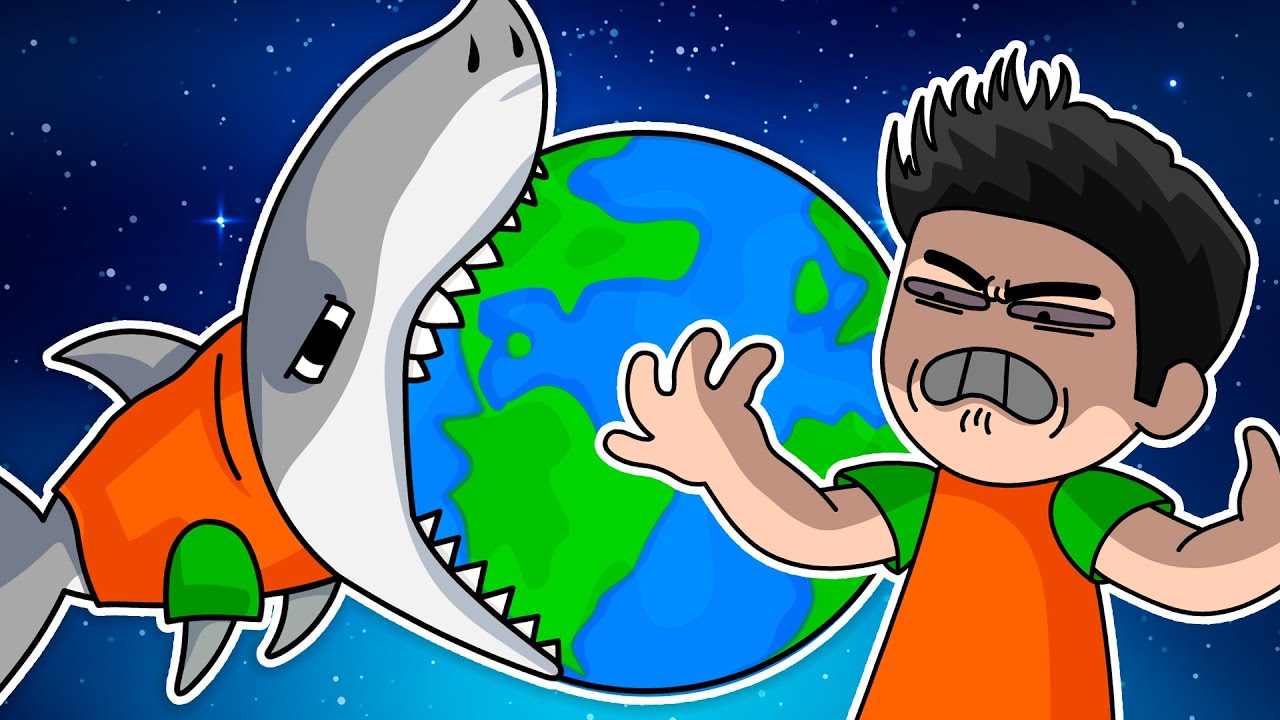 ME CONVIERTO EN EL TIBURON MAS GIGANTE Y ME COMI EL MUNDO 🦈🌎 TASTY BLUE JUEGO COMPLETO | JONDRES GC