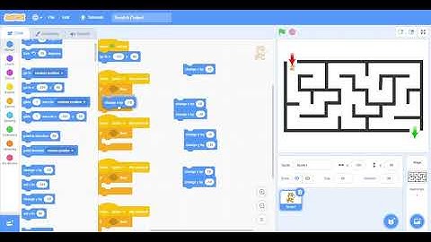 Easy Maze game with Scratch Coding Part 1