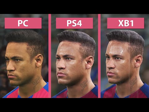 PES 2017 | Pro Evolution Soccer 2017 – PC vs. PS4 vs. Xbox One Graphics Comparison