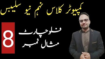 Flow Chart Example #8 || 9th Computer Science || New Syllabus