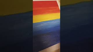 تعليم رسم منظر طبيعي خطوة بخطوةباالألوان الأكريليك /طريقة رسم باالألوان الأكريليك Acrylic colors  ??