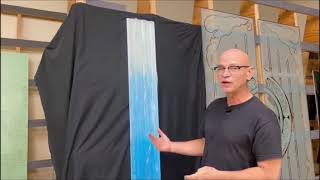 Making Slumped and Fused Stack Glass Column