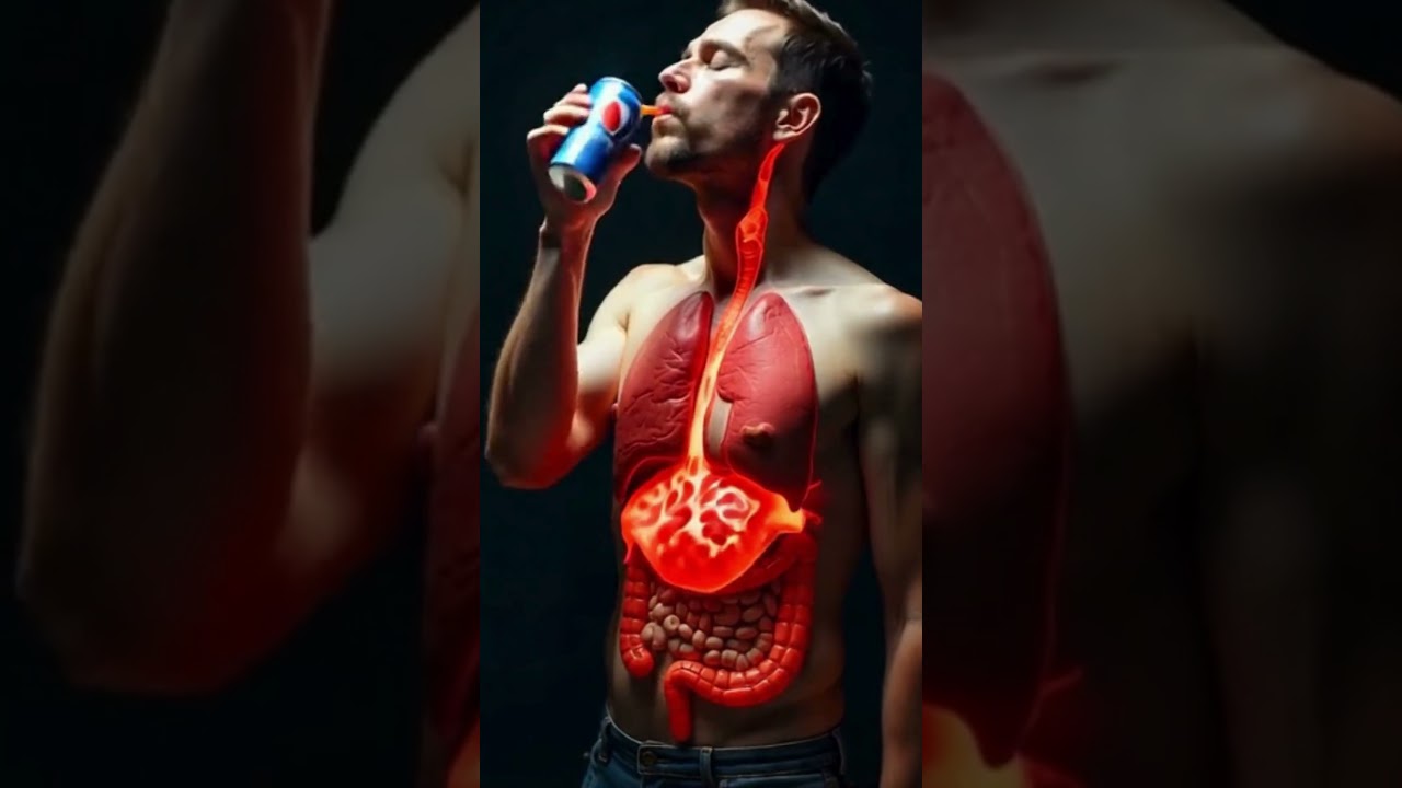 How Pepsi Moves Through Your Body 🥤 | 3D Realistic Animation