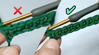 you should learn this❗ I couldn't believe the technique in this crochet stitch.