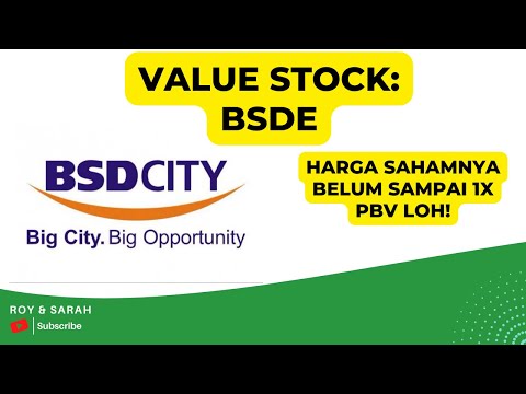BAHAS SAHAM BSDE...HARGA MASIH MURAH! MENARIK UNTUK PILIHAN INVESTASI SAHAM DI SEKTOR PROPERTI?