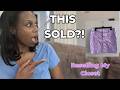 My 30-Day Challenge | What Sold in My First Week of Reselling My Closet &amp; What I'm Doing Next