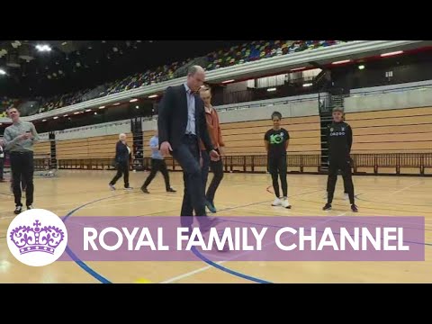 Prince William shoots and scores at Copper Box arena