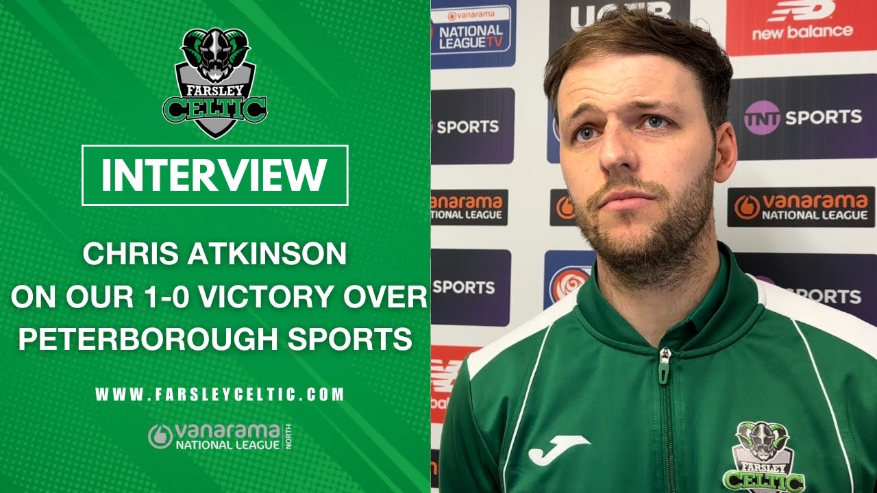 Read the full article - Post-Match Reaction: Chris Atkinson vs Peterborough Sports (H)