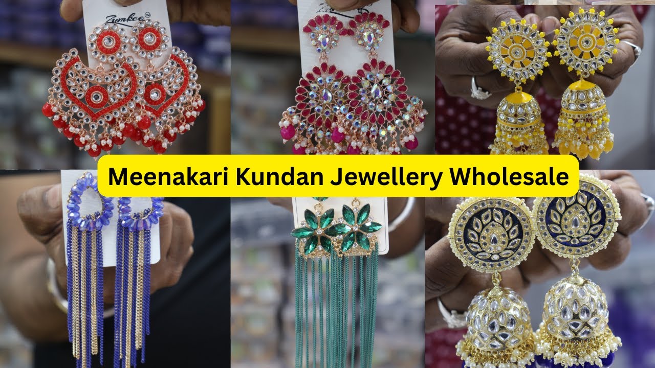 Cheapest oxidised jewellery wholesale market kolkata|Canning street,bagri  market|giveaway - YouTube