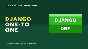 Creating a One-to-One Relationship | Django DRF ORM Query Fundamentals Course