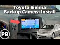 2004 - 2010 Toyota Sienna Backup Camera Install