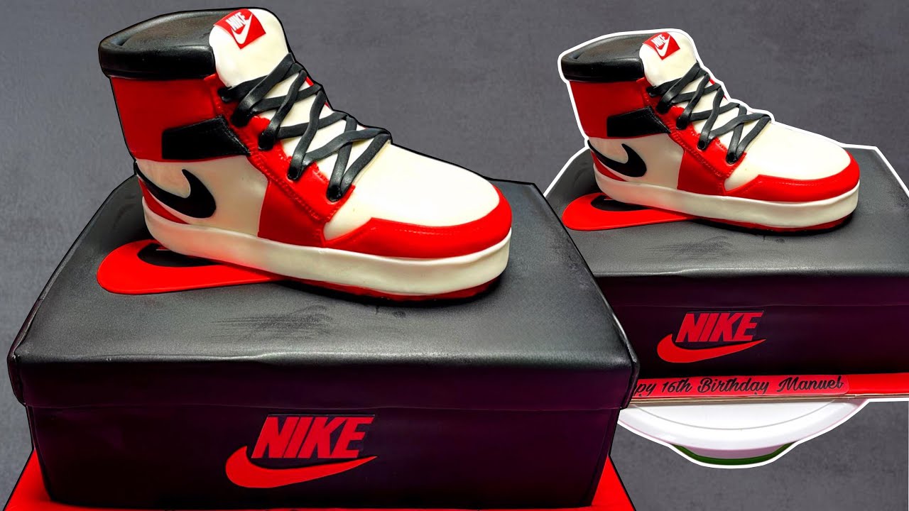 NIKE SHOES CAKE #nikeshoes #cakes