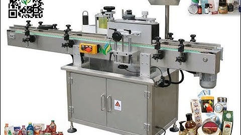 how to adjust for different sizes of jars bottles tins automatic labeler machine  آلة وسم