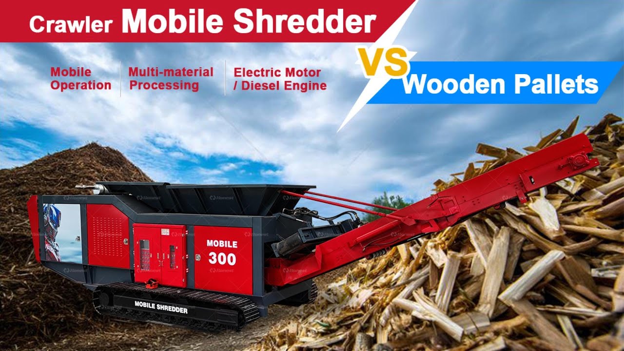 Customer Visit | Mobile Shredder 300 Shredding Mixed Waste