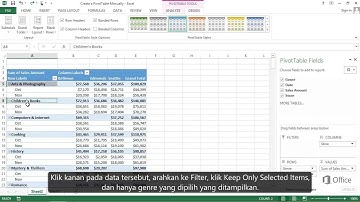 Membuat Tabel di Excel 2013 - Penyortiran Data