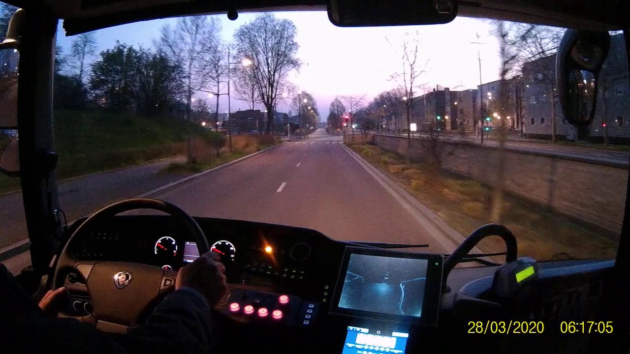 Bus 208 - Sans Voyageur jusqu'au Plessis-Trévise - 28 mars 2020 Confinement