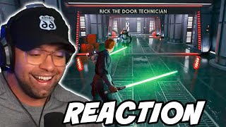 Theory Reacts to RICK THE DOOR TECHNICIAN in Jedi: Survivor