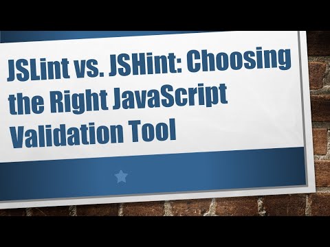 JSLint vs. JSHint: