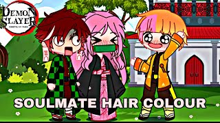 Soulmate Hair Colour Demon Slayer Meme Gacha Trend