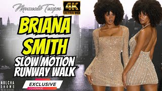 Watch Briana Smiths Stunning Runway Walk Oh Polly Nyfw Ss 2024 4K