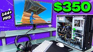 I Built a REALISTIC $350 Gaming Setup Net Worth