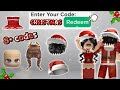 8+ FREE CHRISTMAS ITEM CODES YOU CAN REDEEM IN ROBLOX 2025! FREE CHRISTMAS OUTFIT EASY TUTORIAL