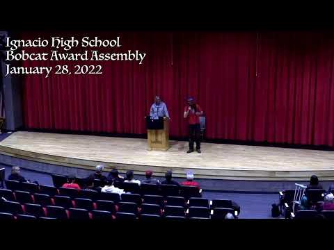 Ignacio High School Bobcat Award Assembly January 28, 2022