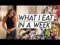 WHAT I EAT IN A WEEK | realistic, balanced, and healthy-ish meals!