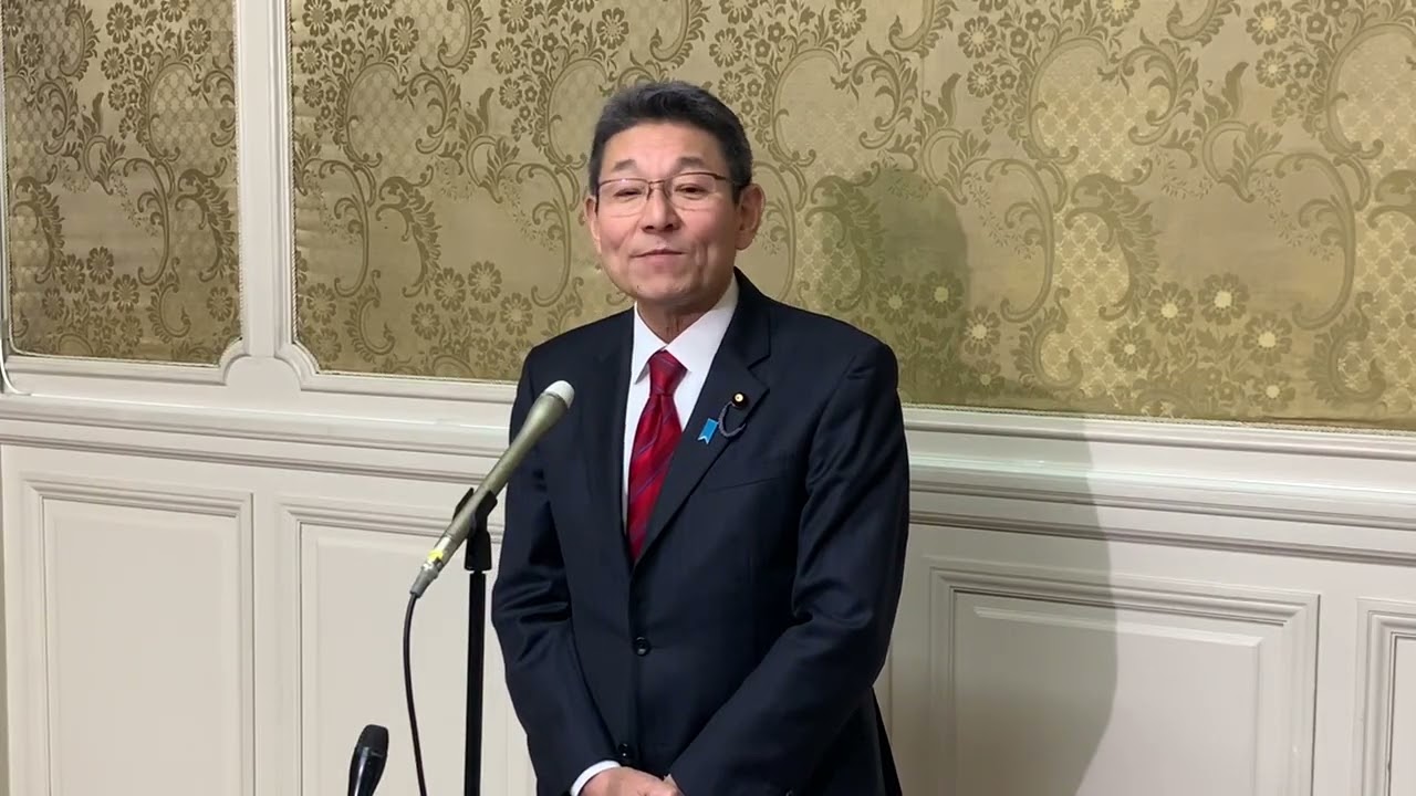 2025年2月4日 笠国対委員長 自由民主党・坂本国対委員長との会談後 