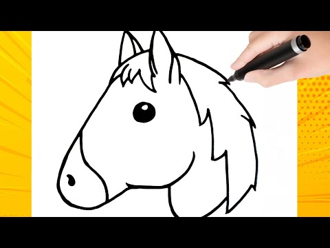 Video: Cómo Dibujar La Cara De Un Caballo