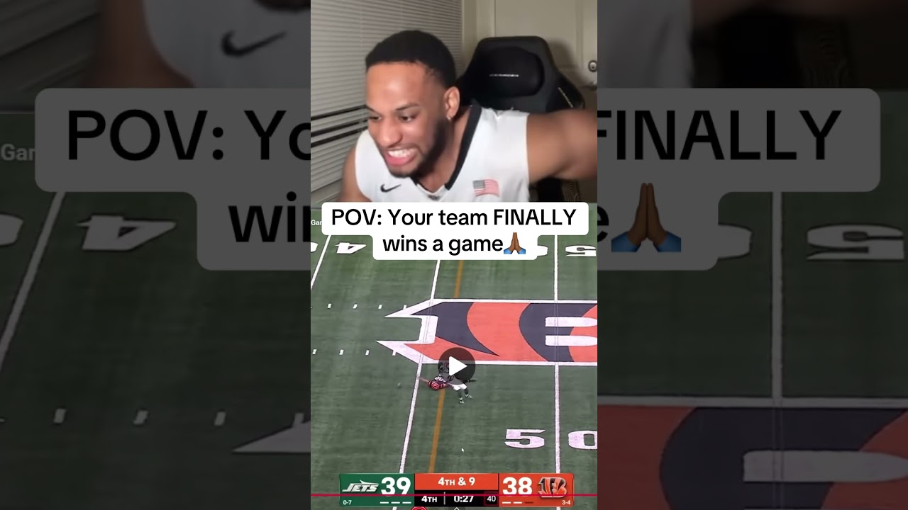 Болельщик «Джетс» РЕАКЦИЯ на первую победу «Нью-Йорк Джетс»!