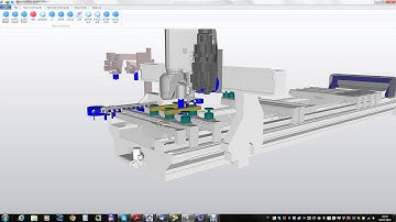 SCM Proview Simulator software on the Accord WD CNC Machining cell