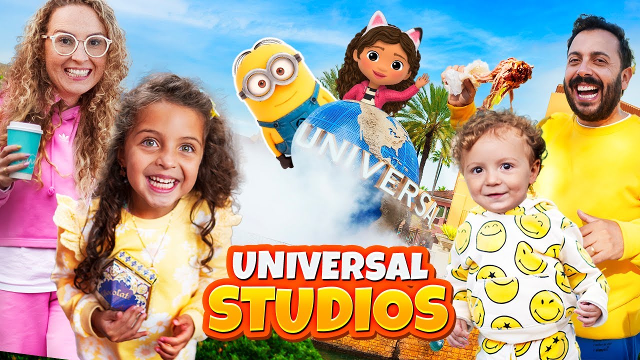 UM DIA INTEIRO NO PARQUE UNIVERSAL STUDIOS ORLANDO - FAMÍLIA BELLA E LUCCA SHOW