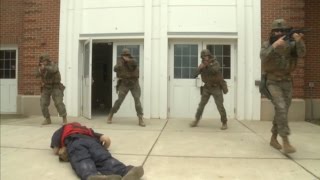 Embassy Security Marines Conduct Medical Training