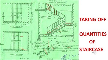 TAKING OFF QUANTITIES OF STAIRCASE | MEASUREMENTS WORKS