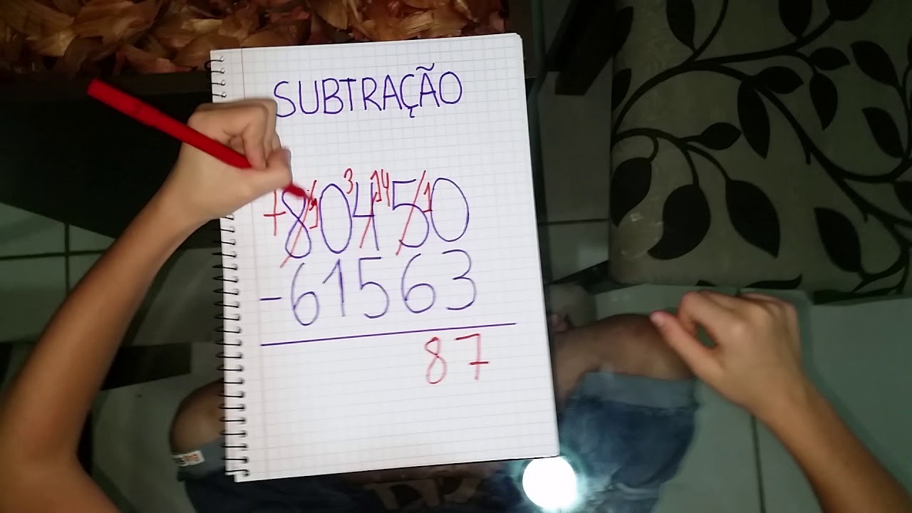 CONTA DE SUBTRAÇÃO DE EMPRESTAR - YouTube