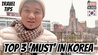 My TOP 3 MUST-VISIT PLACES in KOREA | Travel TIPS