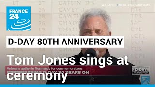 D-Day 80th anniversary: Tom Jones performs live at ceremony • FRANCE 24 English