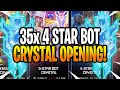 *NEW* 35x 4 STAR BOT CRYSTAL OPENING! - Transformers: Forged To Fight