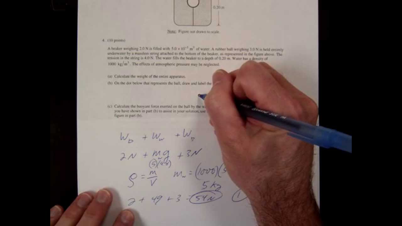 ap physics b frq 2011 4 youtube 2006 ap physics b free response form b